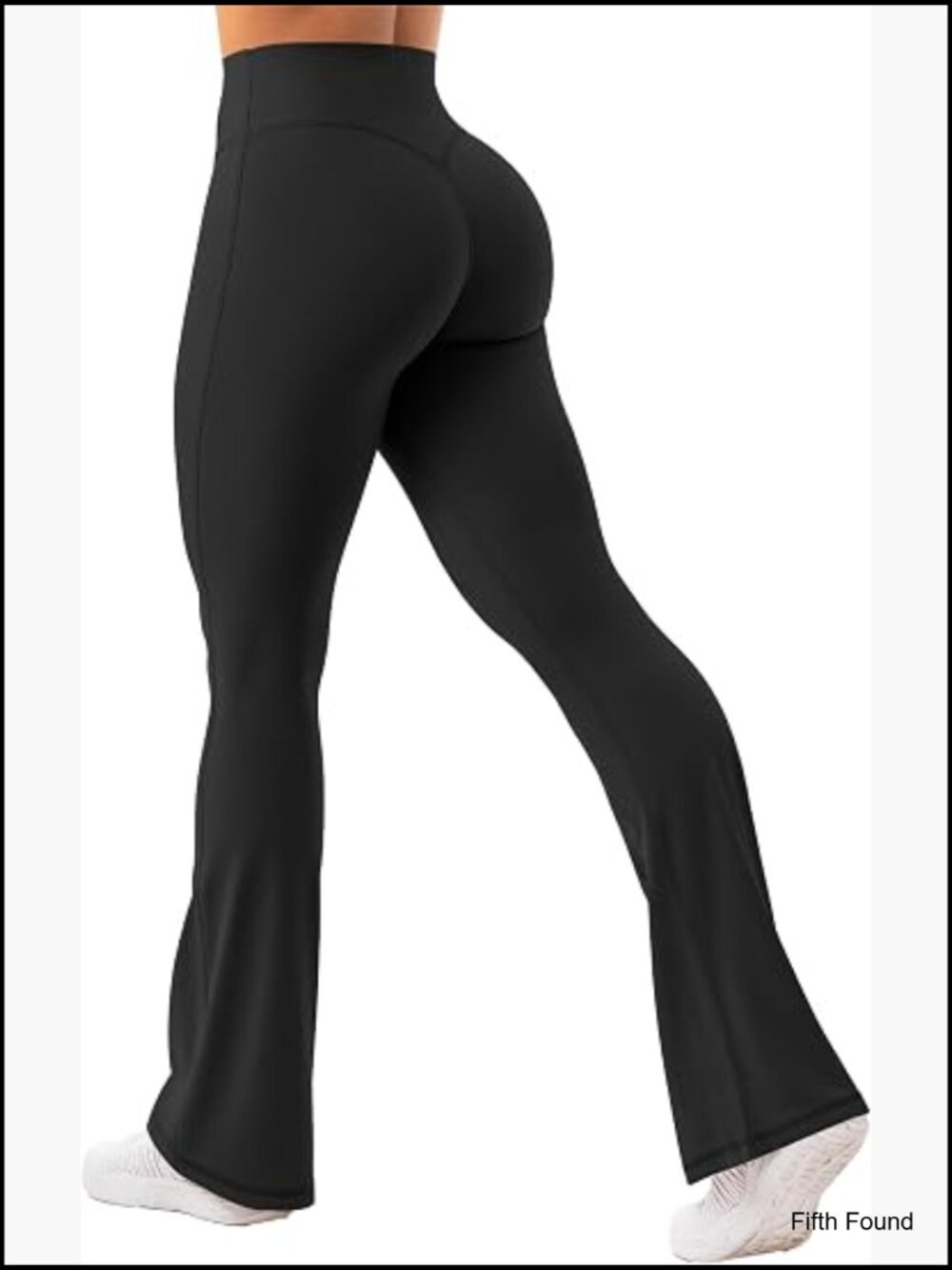 High Waisted Flare Leggings Tummy Control Butt Lifting Yoga Wide Leg Pants